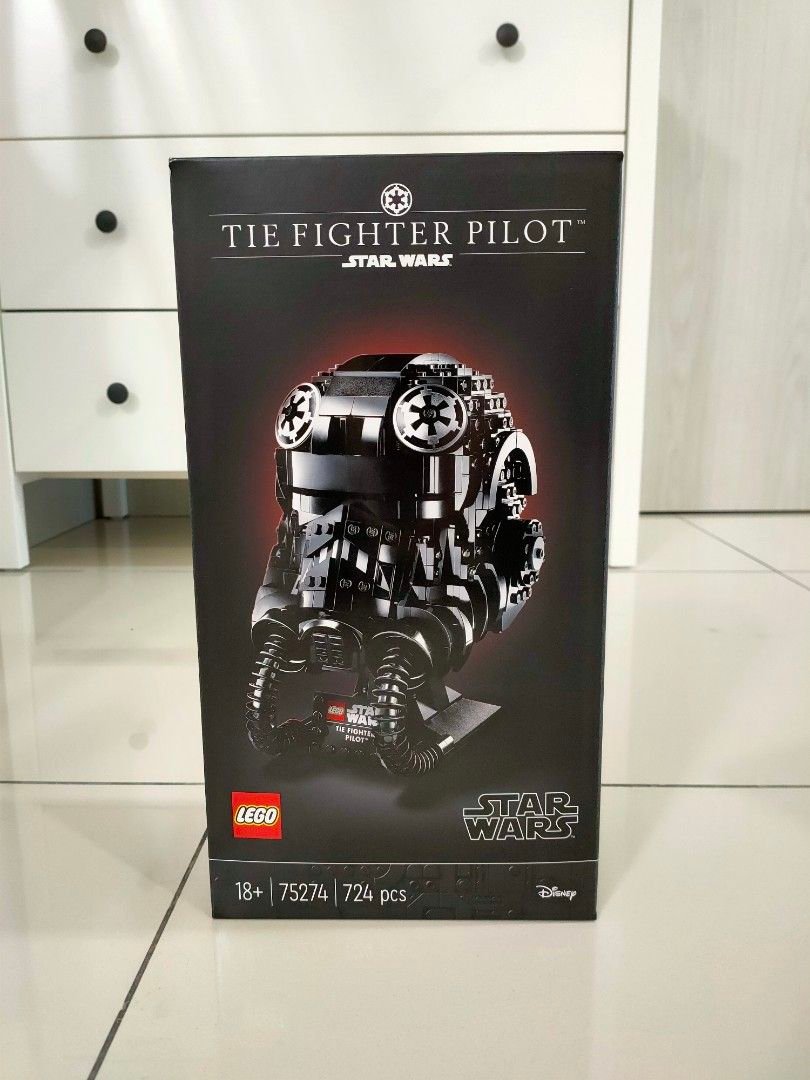 LEGO Star Wars TIE Fighter Pilot Helmet 75274 FOR SALE - Image 5